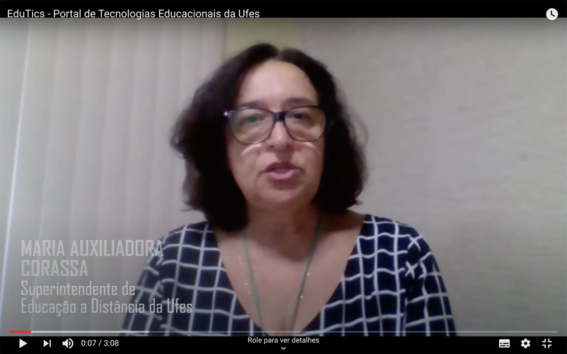 entrevista em vídeo da superintendente da Sead