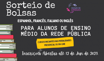 Promoção: Sorteio de Curso de Abertura Inglesa 