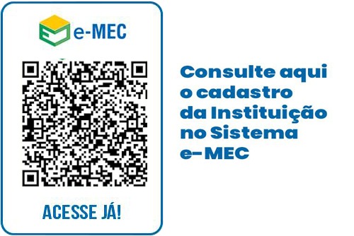 QRCODE e link que direciona para o cadastro da UFES no sistema e-Mec