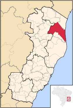 mapa Espírito santo - São Mateus