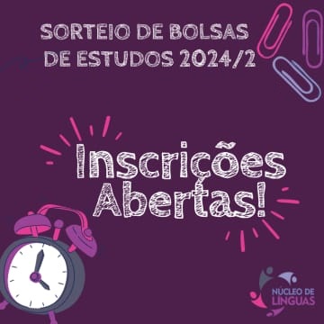Sorteio de bolsas de estudos Sorteio de bolsas de estudos