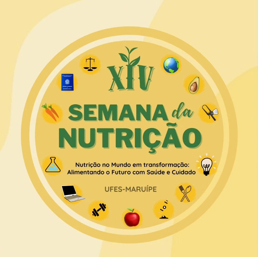 XIV Semana da Nutrição acontece em novembro na Ufes Cartaz da XIV Semana da Nutrição