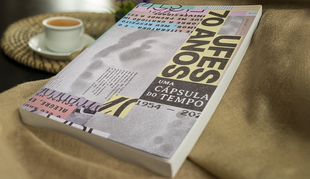 Capa do livro 70 anos da Ufes: uma cápsula do tempo (1954-2024) Capa do livro 70 anos da Ufes: uma cápsula do tempo (1954-2024)