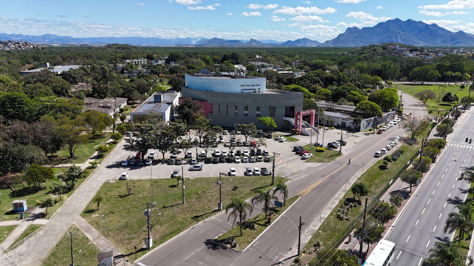 Imagem aérea do campus de Goiabeiras Imagem aérea do campus de Goiabeiras