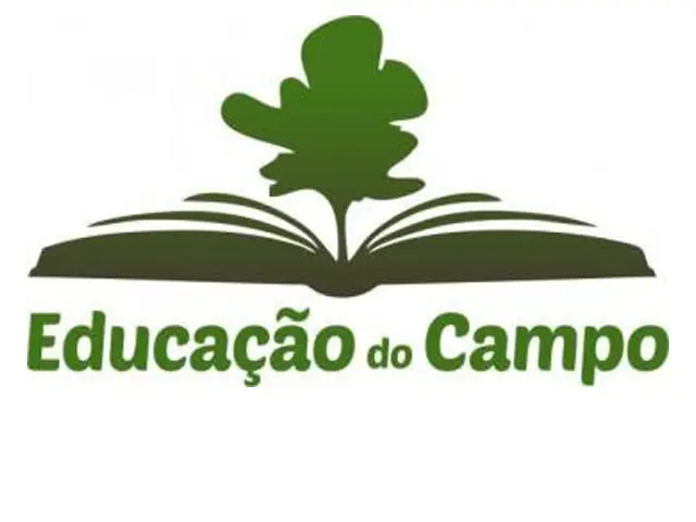As oportunidades se destinam prioritariamente a jovens e adultos residentes em comunidades do campo Logo da Educação do Campo