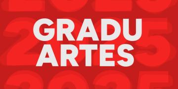 As obras serão expostas na GAP do dia 17 de março a 22 de abril deste ano Logo Graduartes 2025