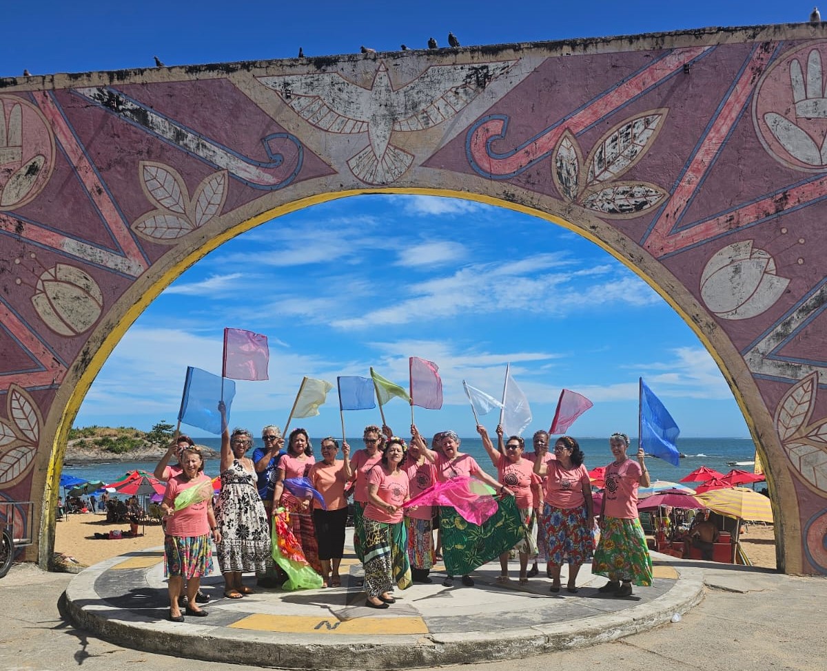 Uma das mais recentes apresentações do grupo foi no Festival da Cultura de Vila Velha, em fevereiro deste ano Foto do grupo no Festival da Cultura de Vila Velha