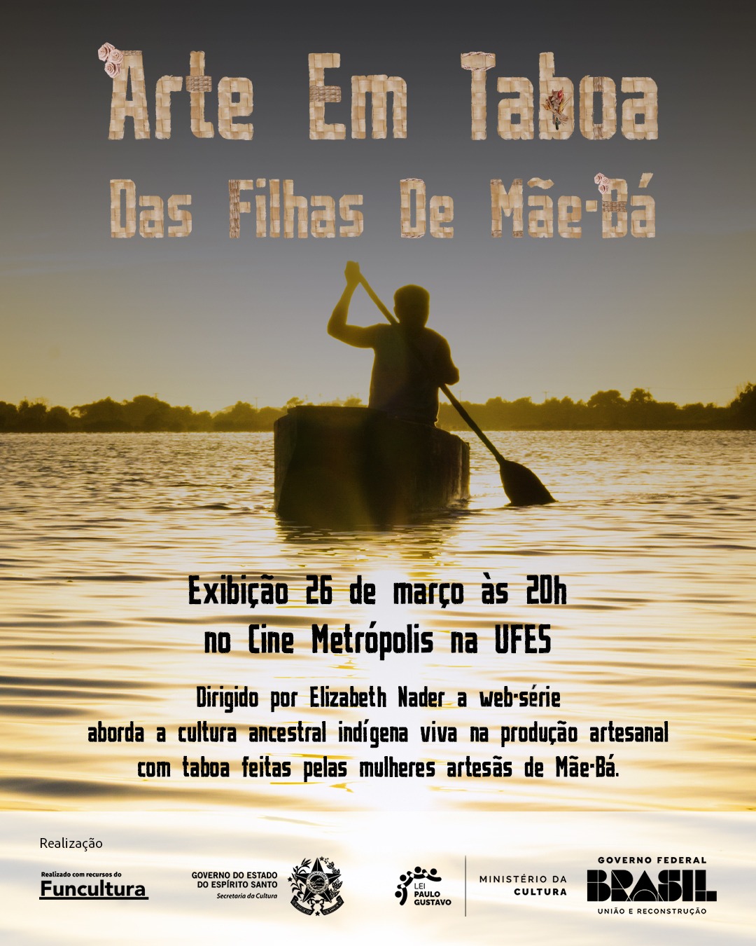 Cartaz de divulgação do lançamento da websérie