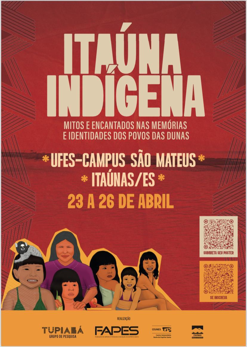 Cartaz de divulgação do Seminário Abril Indígena