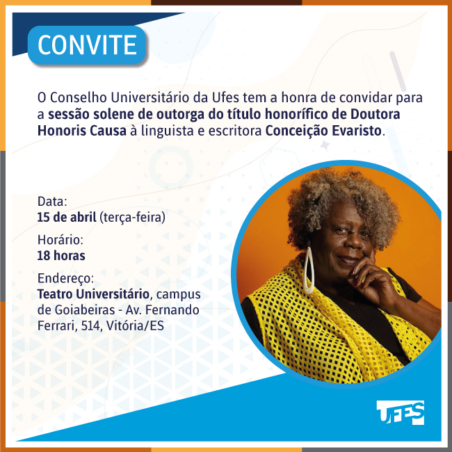 Imagem do convite para o evento