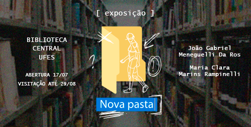 Cartaz de divulgação da exposição Nova Pasta
