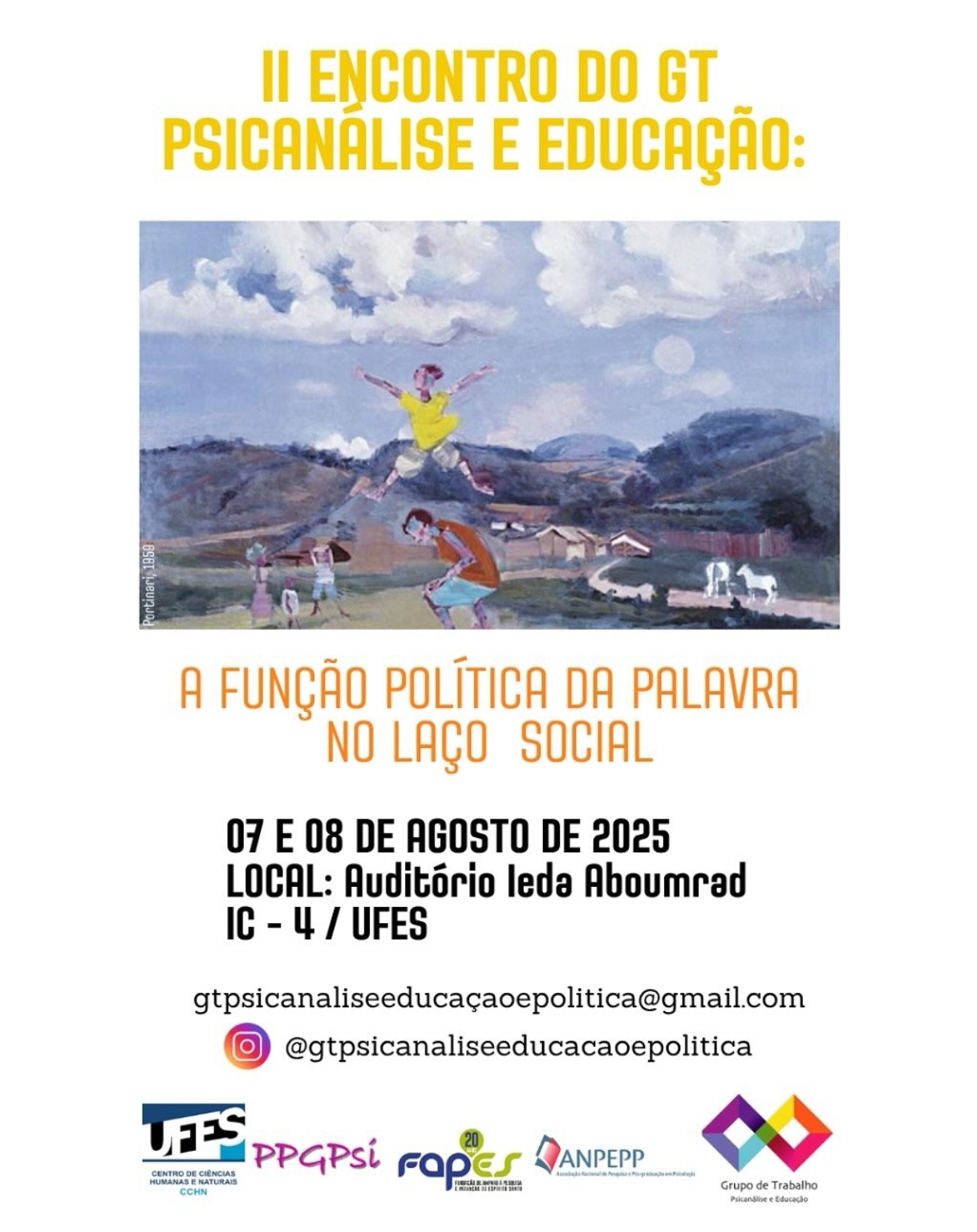 Cartaz de divulgação do evento