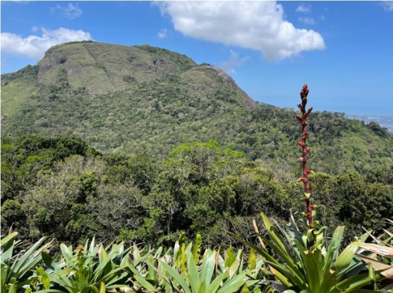 Foto da montanha Mestre Álvaro, no município de Serra/ES