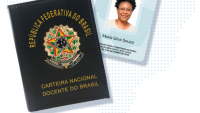 Foto da Carteira Nacional Docente do Brasil
