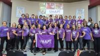 Foto dos integrantes do Unapi, programa vencedor do 1º lugar geral
