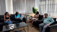 Representantes do DCE se reúnem com vice-reitora e reitor