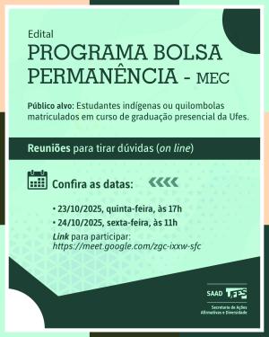 cartaz de divulgação das reuniões tira-dúvidas