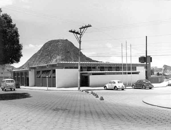 Primeiro restaurante universitário, localizado no Centro de Vitória – década de 1970
