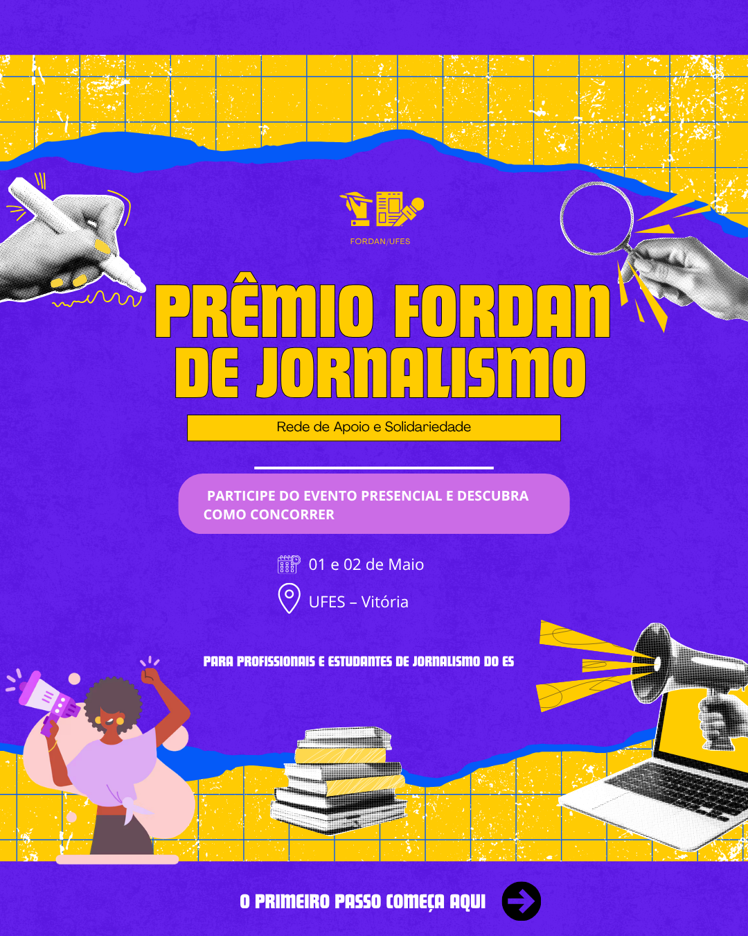 Cartaz de divulgação do prêmio