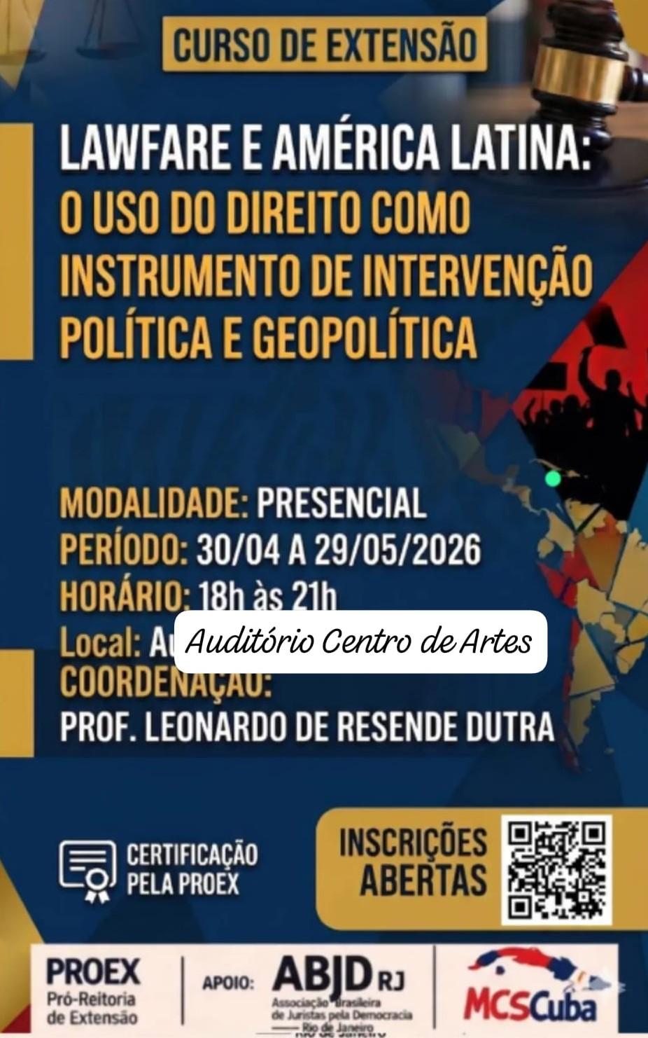 Cartaz de divulgação do evento