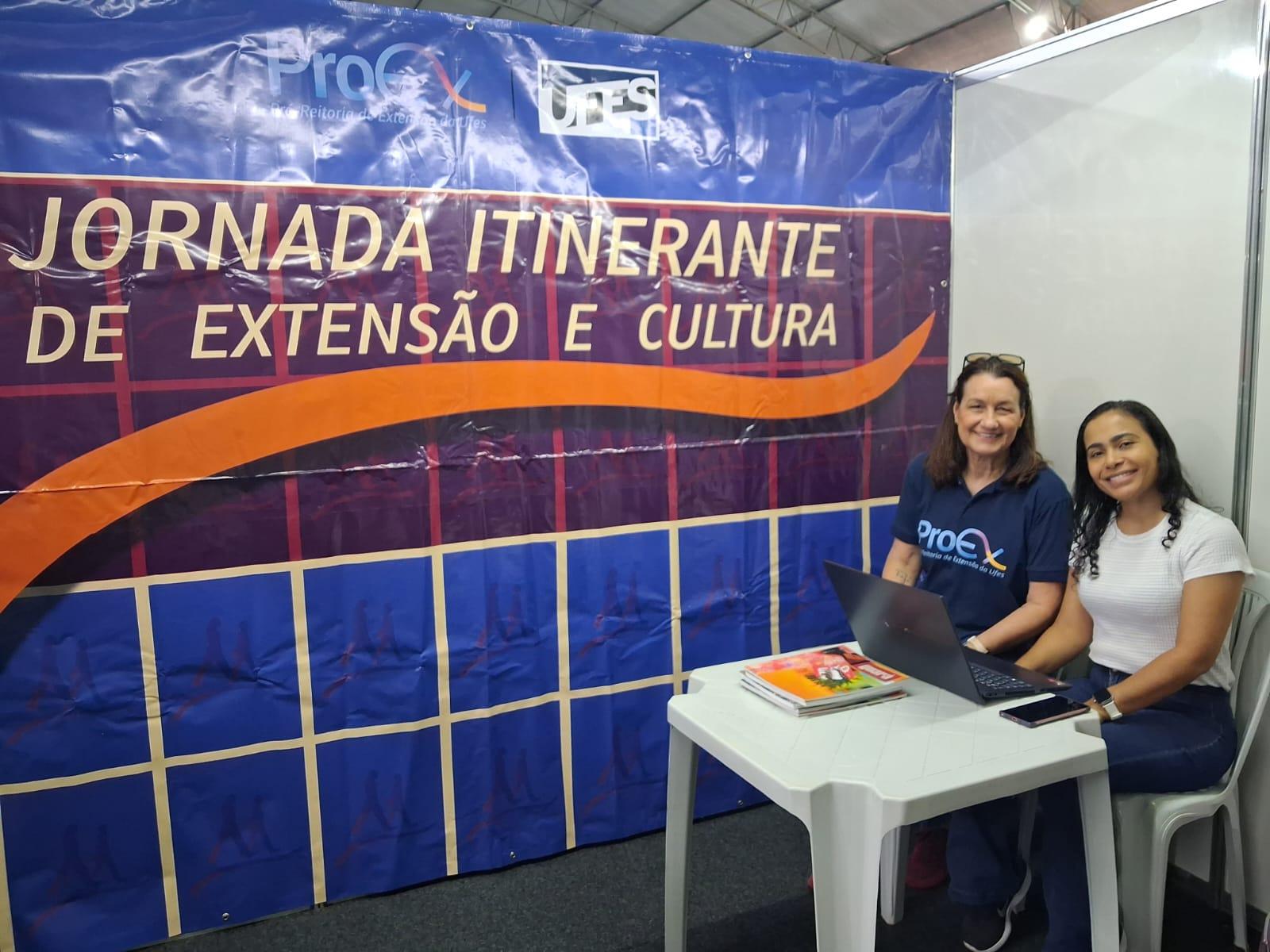 Foto do banner da Jornada Itinerante no evento