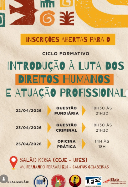 Cartaz de divulgação do evento