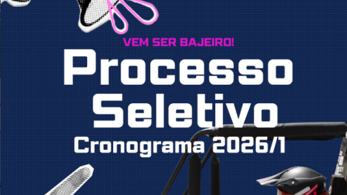 Cartaz de divulgação das inscrições