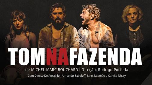 Cartaz de divulgação com atores da peça