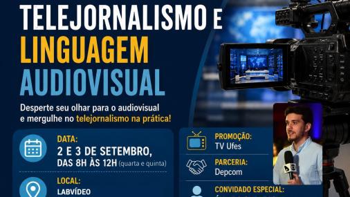 Cartaz de divulgação da oficina